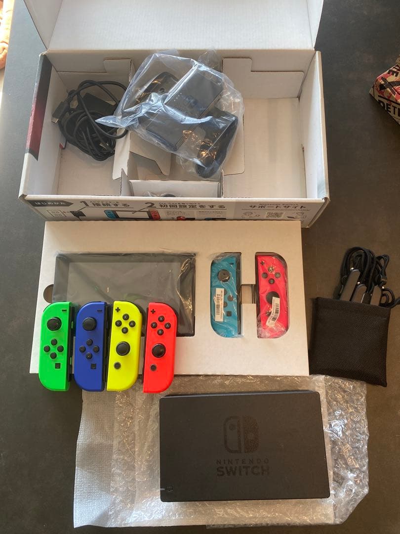 Nintendo Switch 本体 カラージョイコン付き