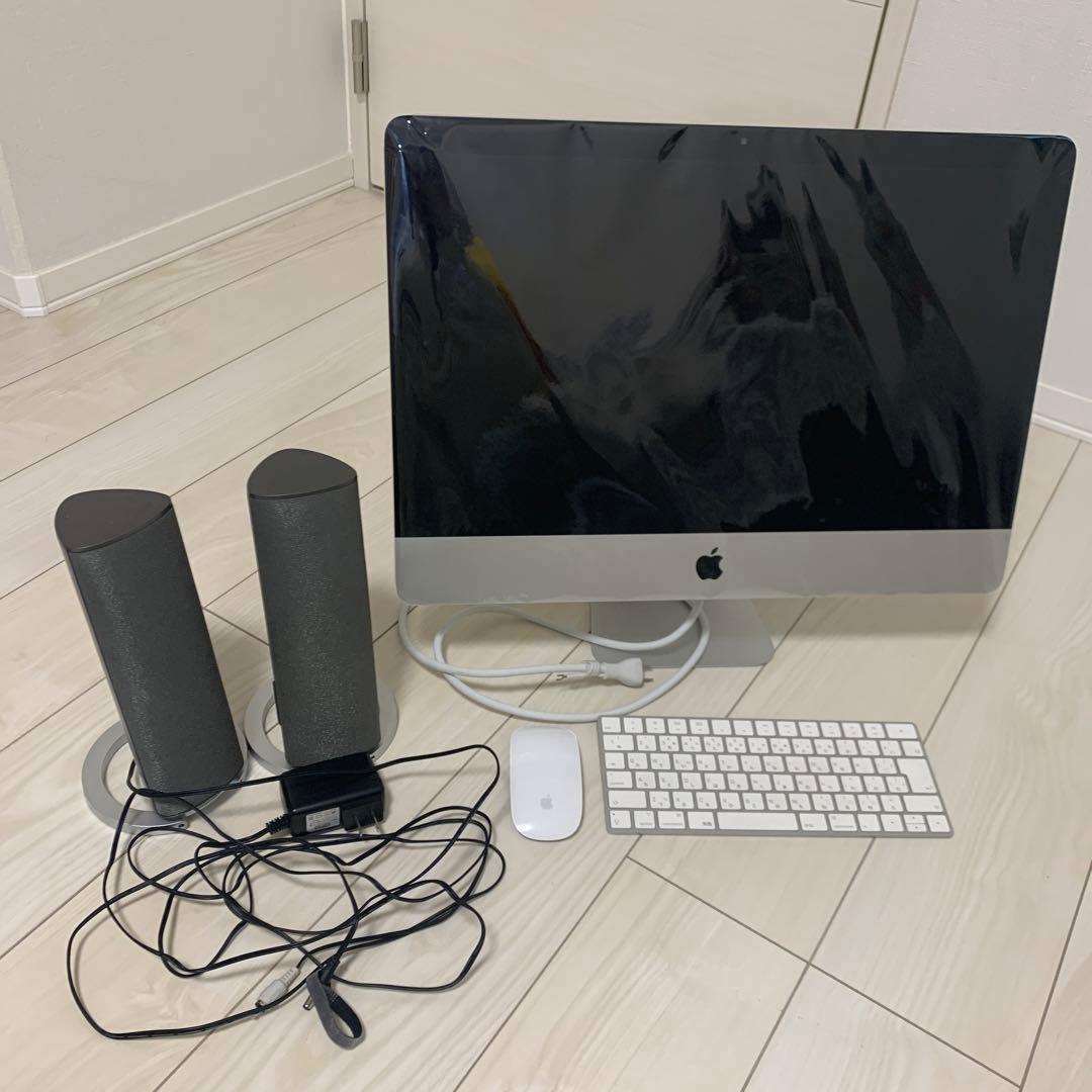 iMac21，5インチ　スピーカー付き ワイヤレスキーボード マウス