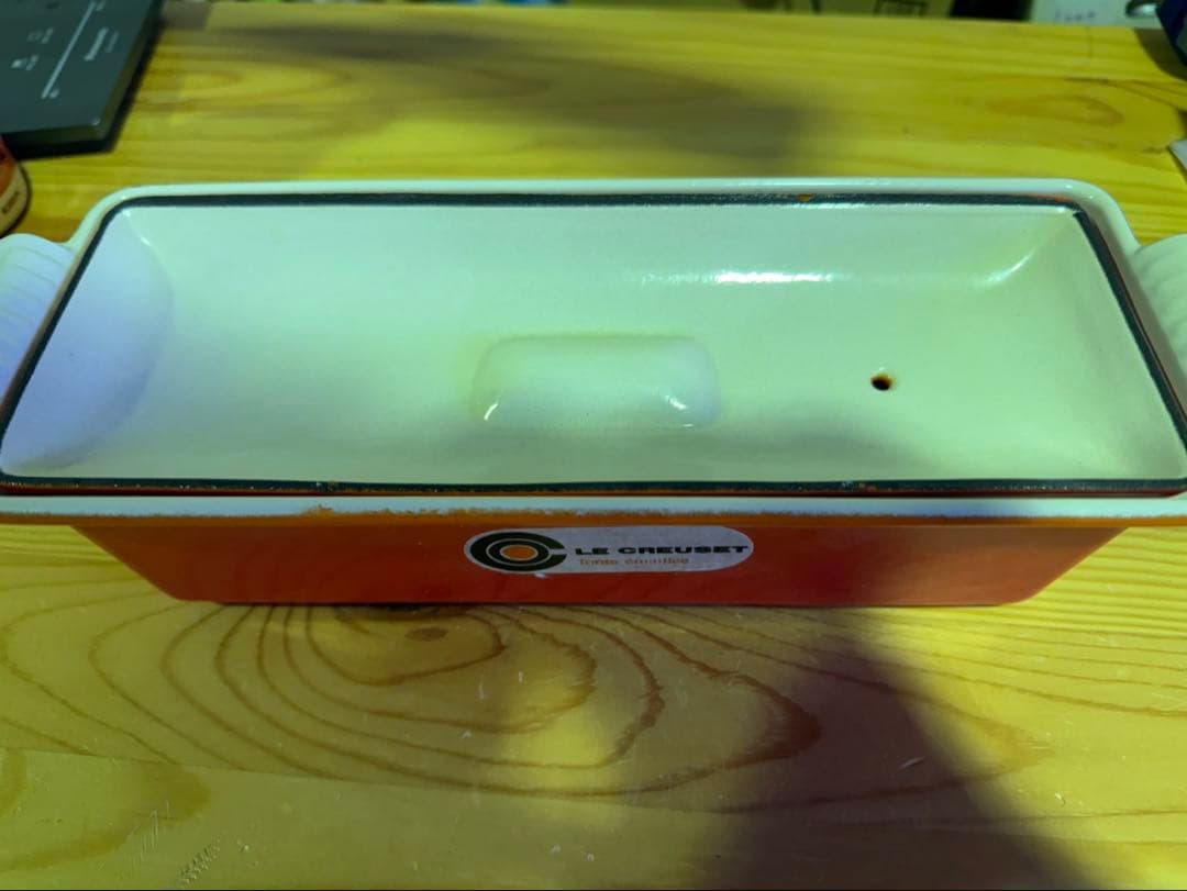 s2513 ル・クルーゼ　テリーヌ　レクタ　オレンジ　28cm