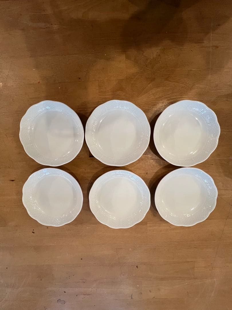 Richard Ginori ホワイトプレート 6枚セット