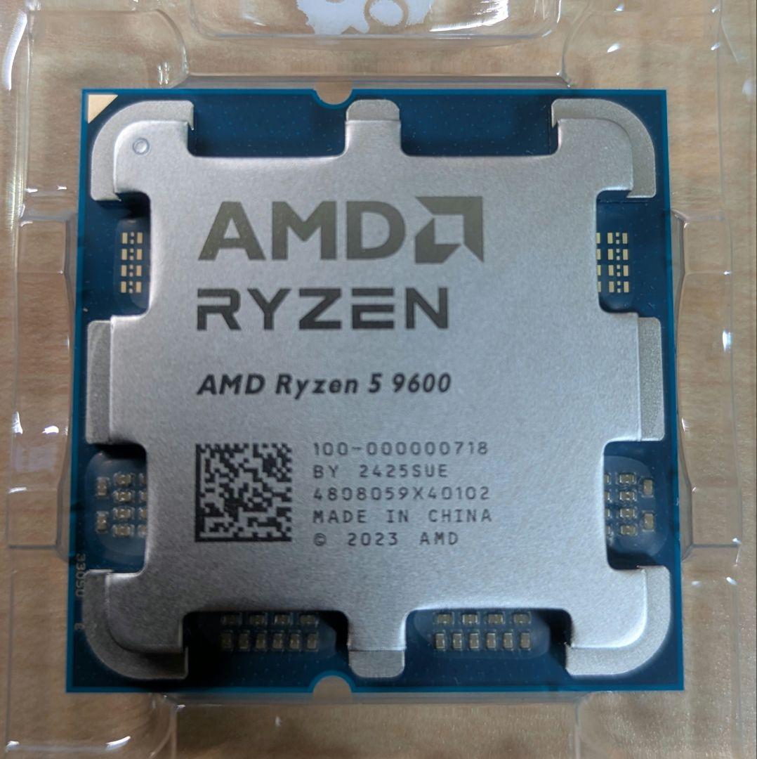 AMD Ryzen 5 9600 CPU 本体 動作確認済