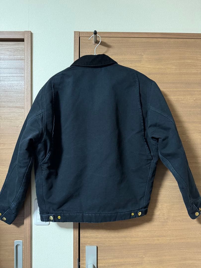 ワ*ー様 美品　カーハートWIP OGデトロイトジャケット ブラックストーンウォ