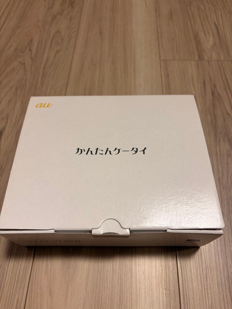 au かんたんケータイ KYF38 新品　ブルー