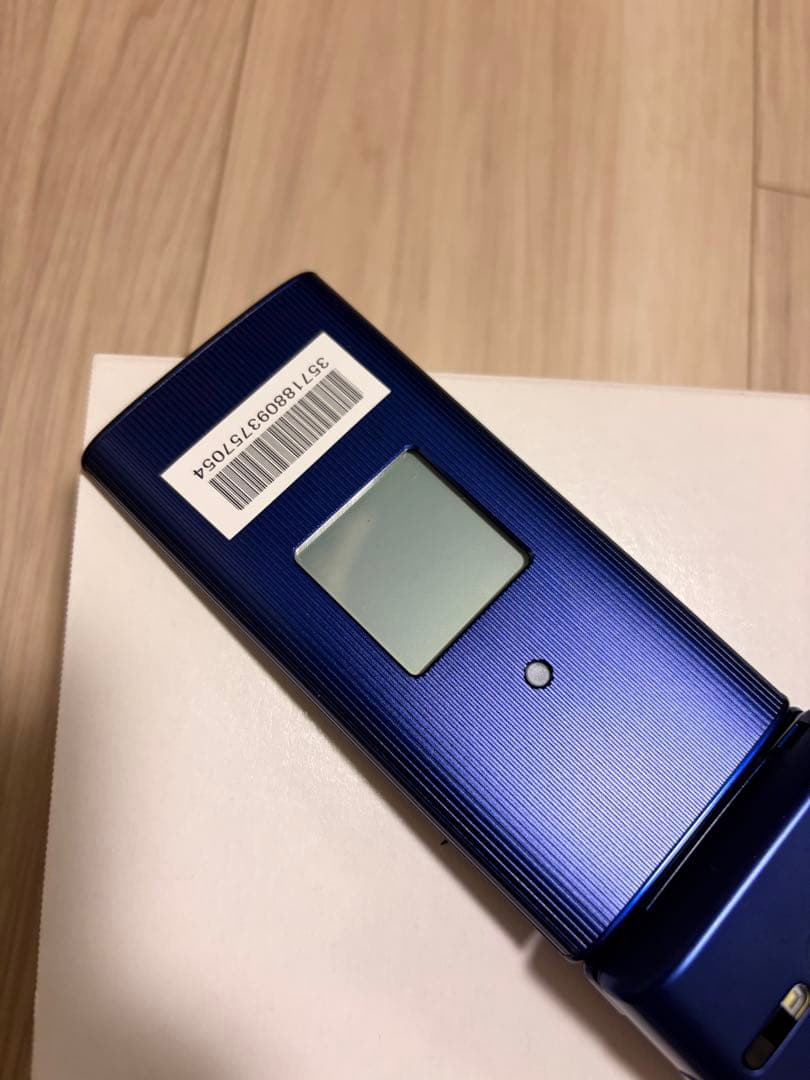au かんたんケータイ KYF38 新品　ブルー