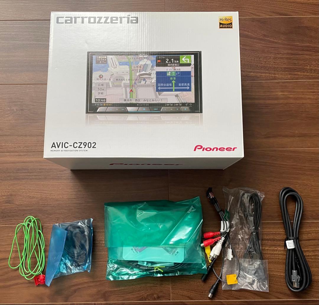 カロッツェリアAVIC-CZ902 純正テレビアンテナ配線類（＋ナビ箱付）