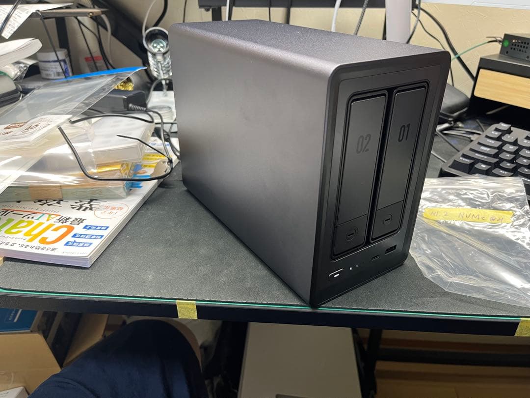 【美品】8TB UGREEN NASync DXP2800 2ベイ