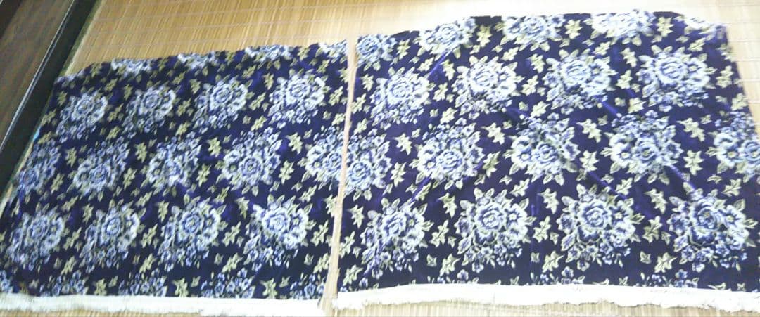 金華山 マドンナネイビー ３点式大型用 センターカーテン レトロ デコトラ