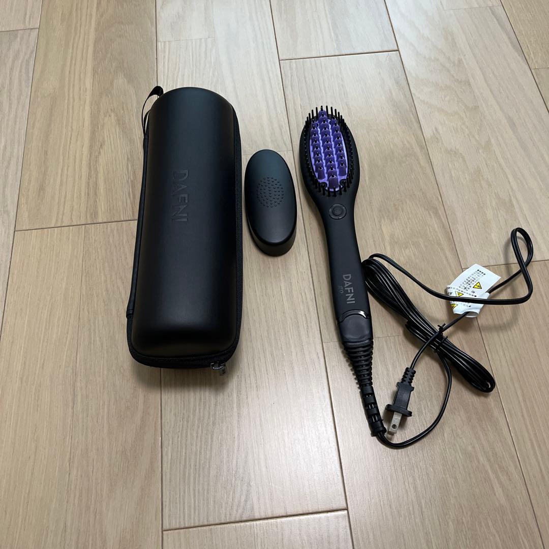 新品 未使用 DAFNI ヘアアイロン ブラシヘアアイロン ダフニ ブラシ型