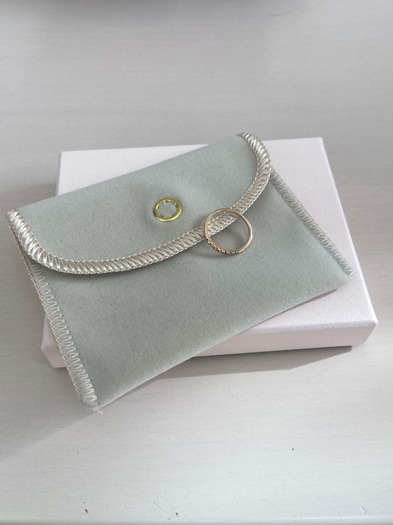 10K アミュレットピンキーリング