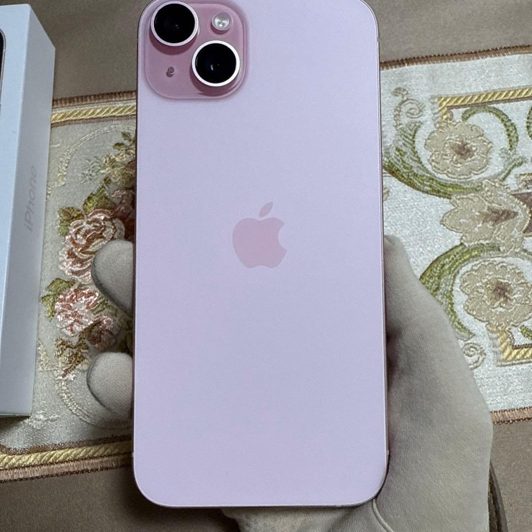 iPhone 15 Plusピンク 6.7インチ　128GB 充電ケーブル箱付き