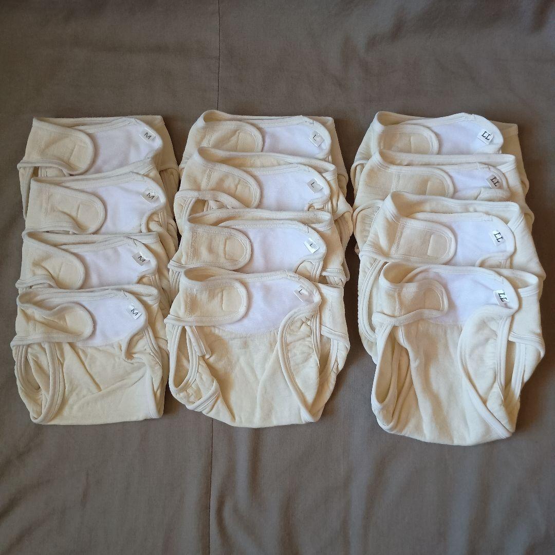 コトリワークス　布おむつカバー12点+おまけ2点のセット　ウール100%