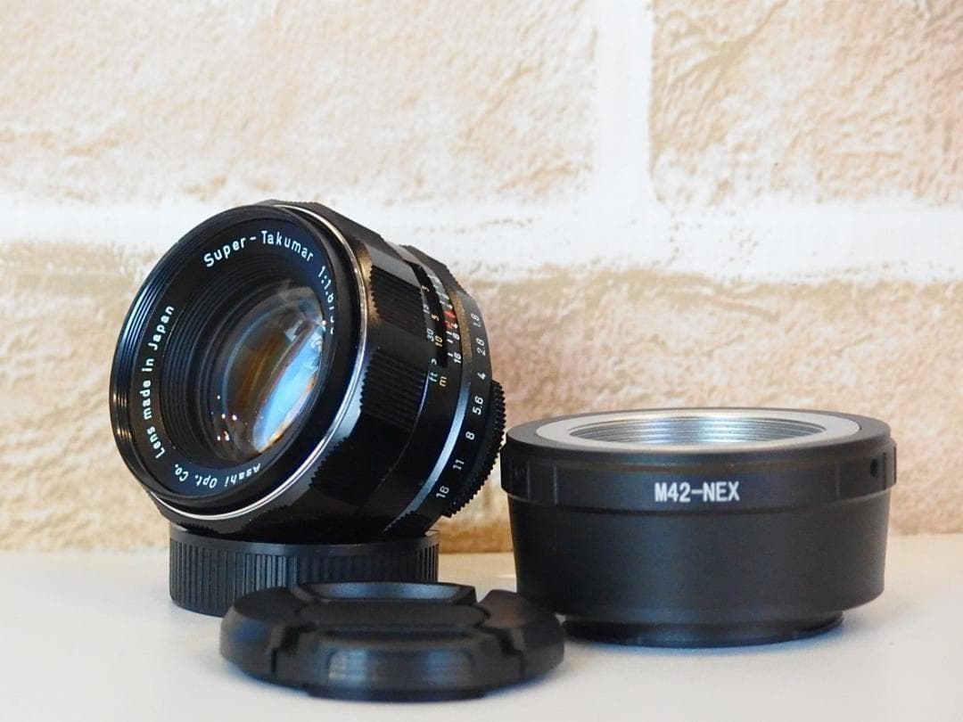 Super Takumar 55mm F1.8 SONY Eマウントセット