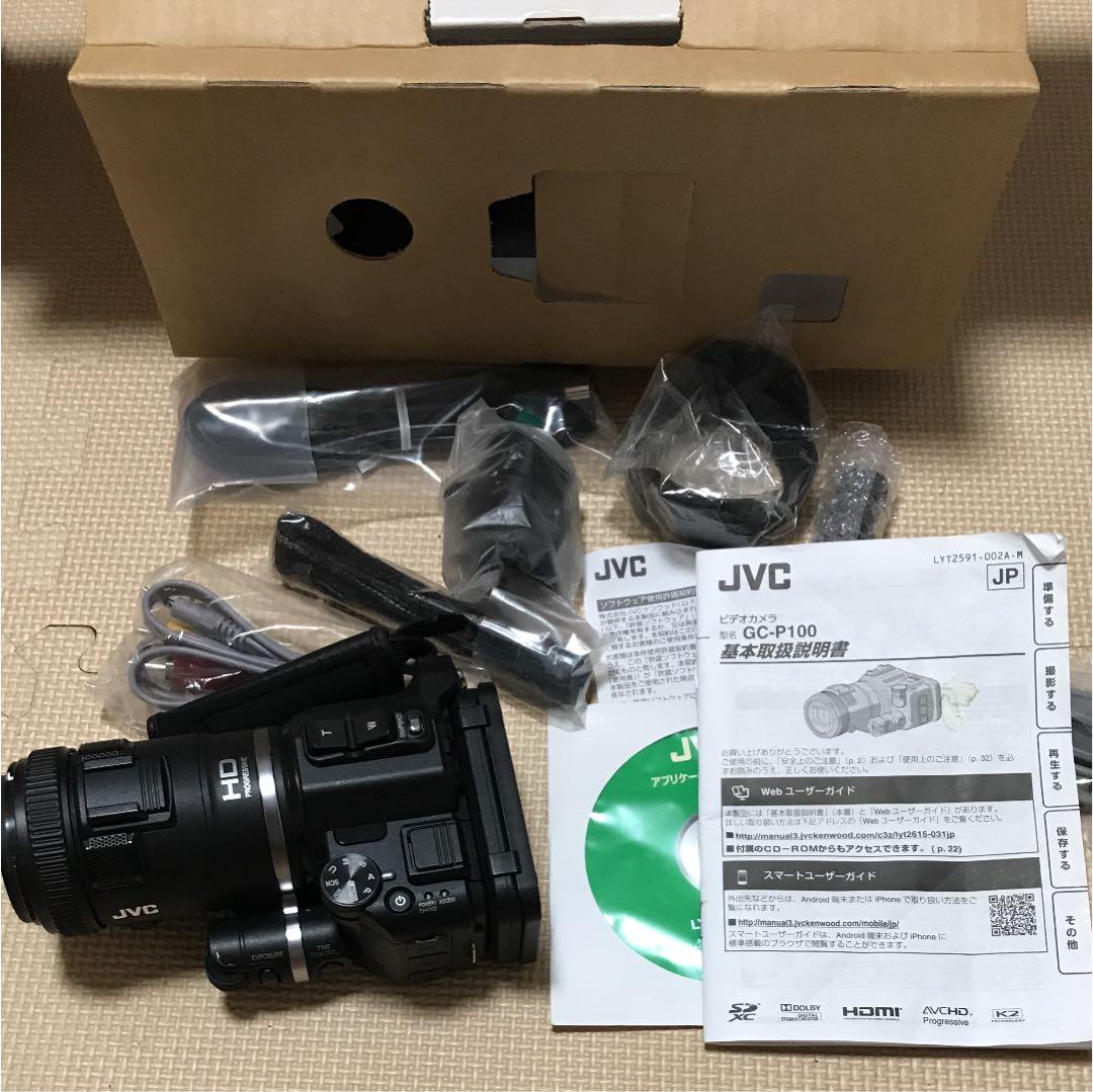 JVC ビデオカメラ 型番GC-P100