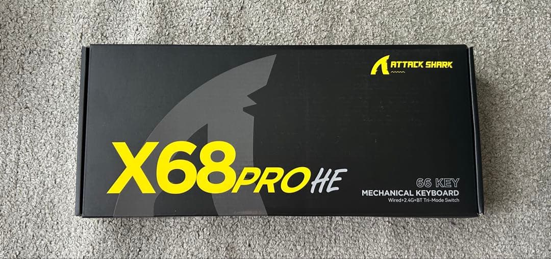 キーボード ATTACK SHARK 68 PRO HE