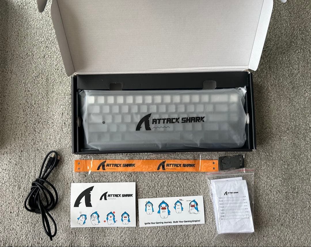 キーボード ATTACK SHARK 68 PRO HE