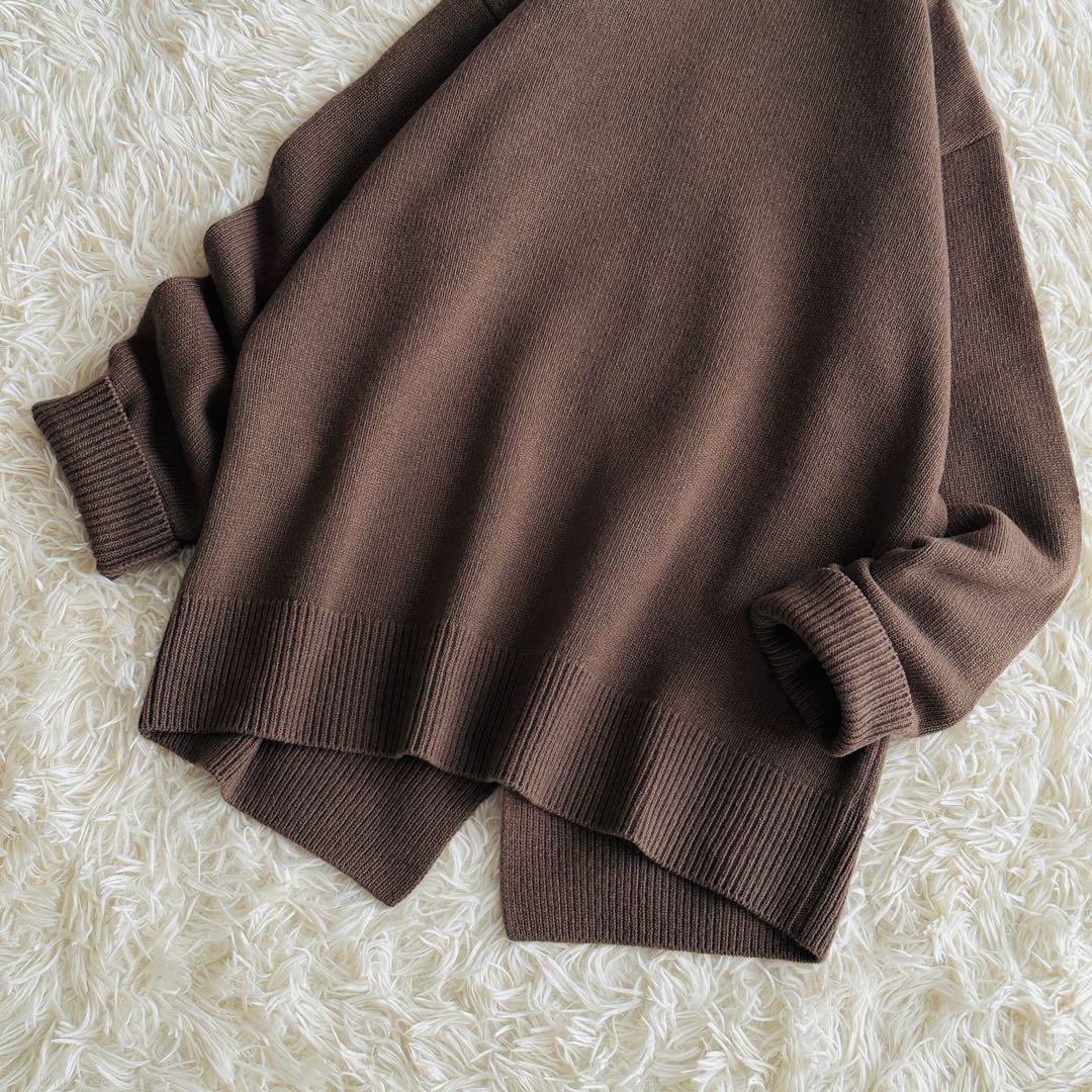 【未使用級✨】Deuxieme Classe JADEタートルニット ブラウン