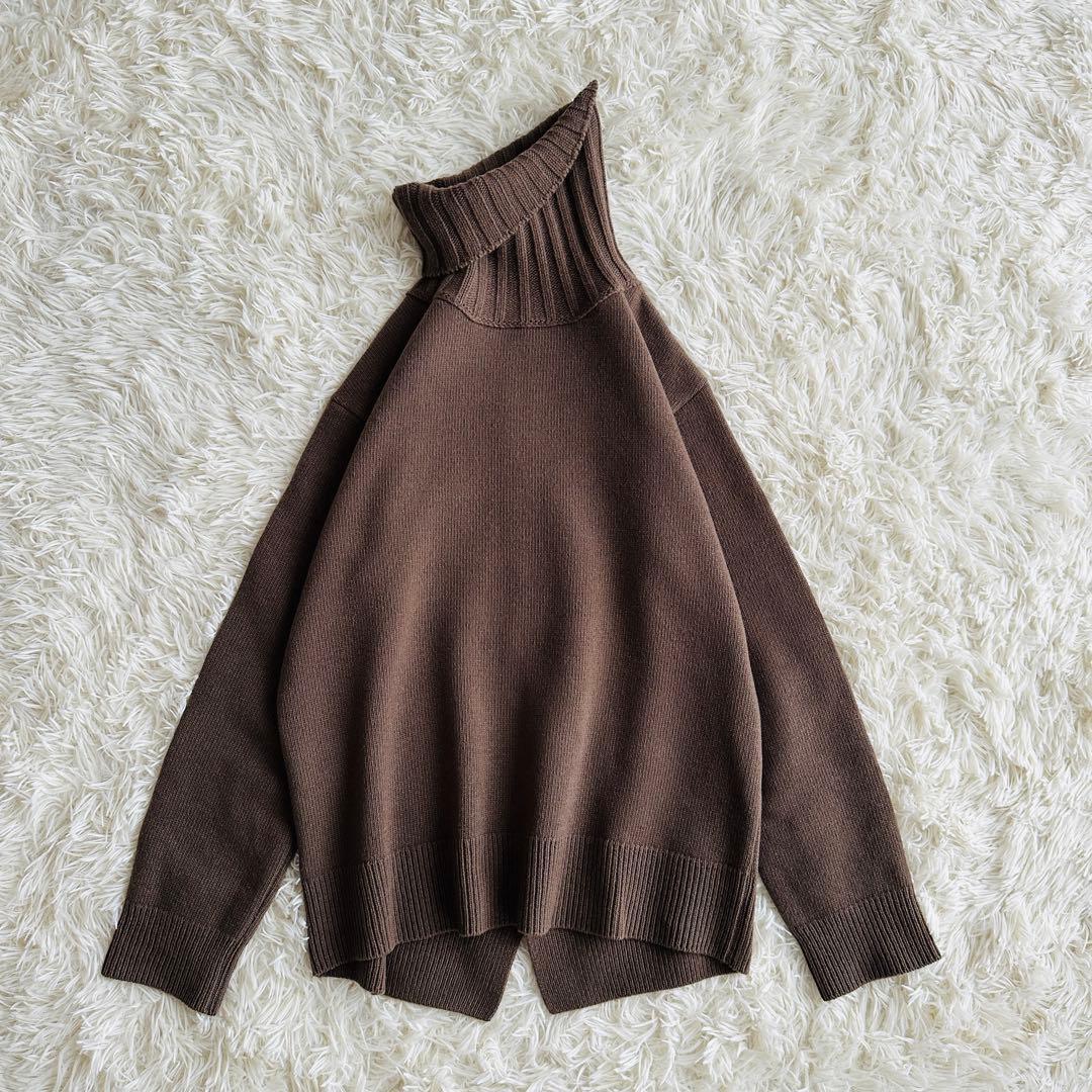 【未使用級✨】Deuxieme Classe JADEタートルニット ブラウン