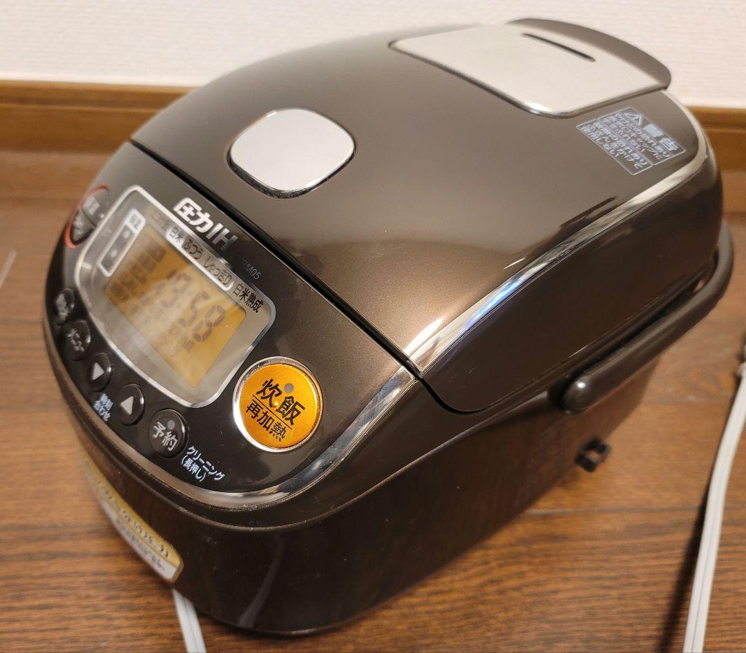 炊飯器 2022年 ZOJIRUSHI NP-RM05圧力IH ブラウン