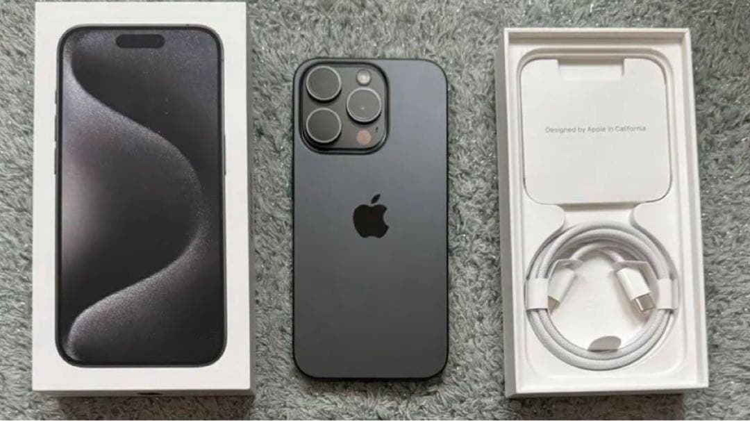 iPhone15pro ブラックチタニウム256GB