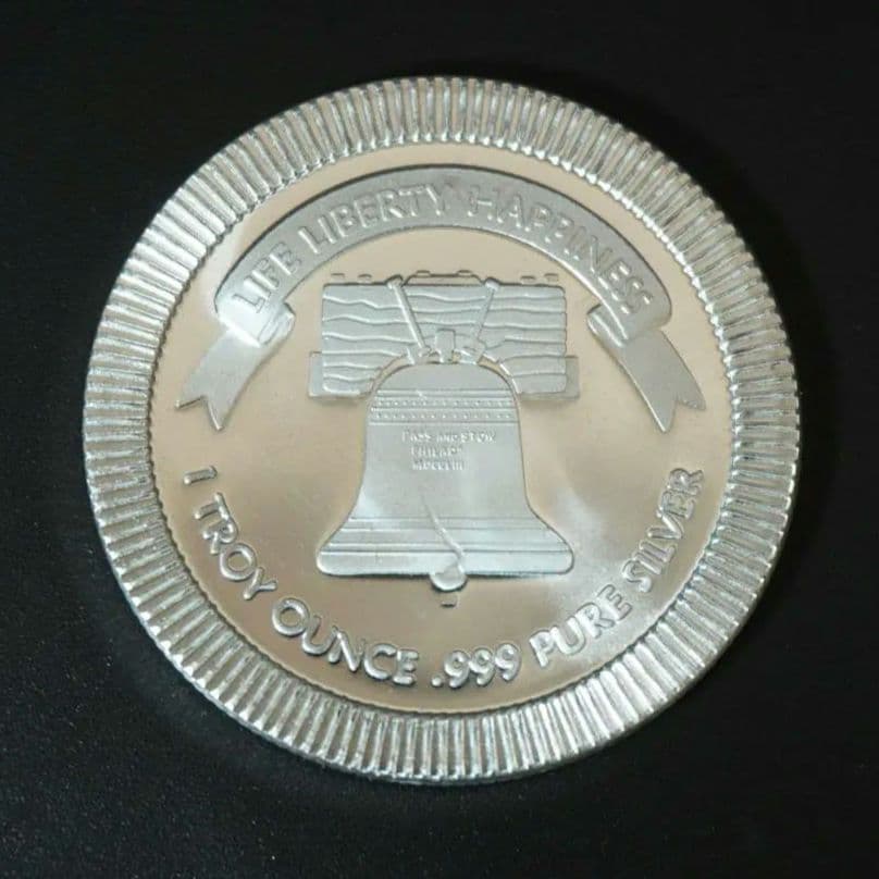 1オンス SilverTowne リバティベル 銀貨 シルバー ラウンド