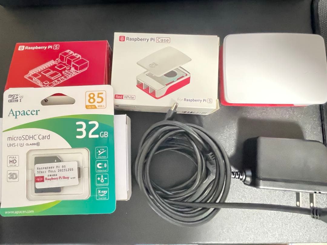 RaspberryPi5 8GB スターター キット 5点セット