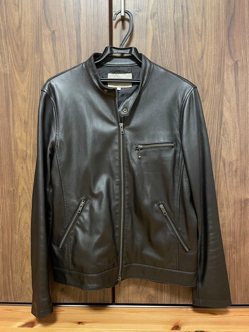 UNITED ARROWS シングルライダースジャケットL