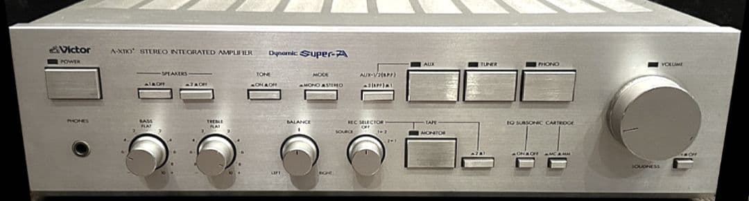 【定価︰￥59800・1982年】 VICTOR A-X110＋プリメインアンプ