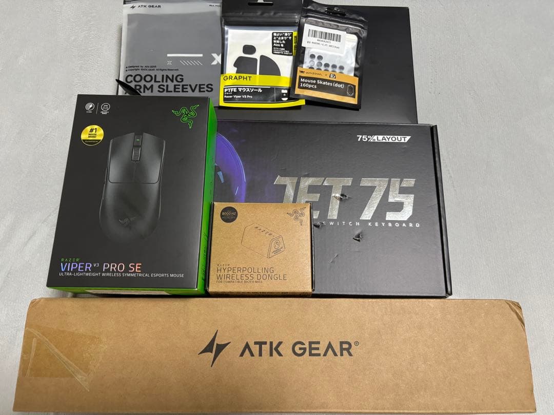 マウス・トラックボール Razer Viper V3 Pro SE MCHOSE JET75 ATK