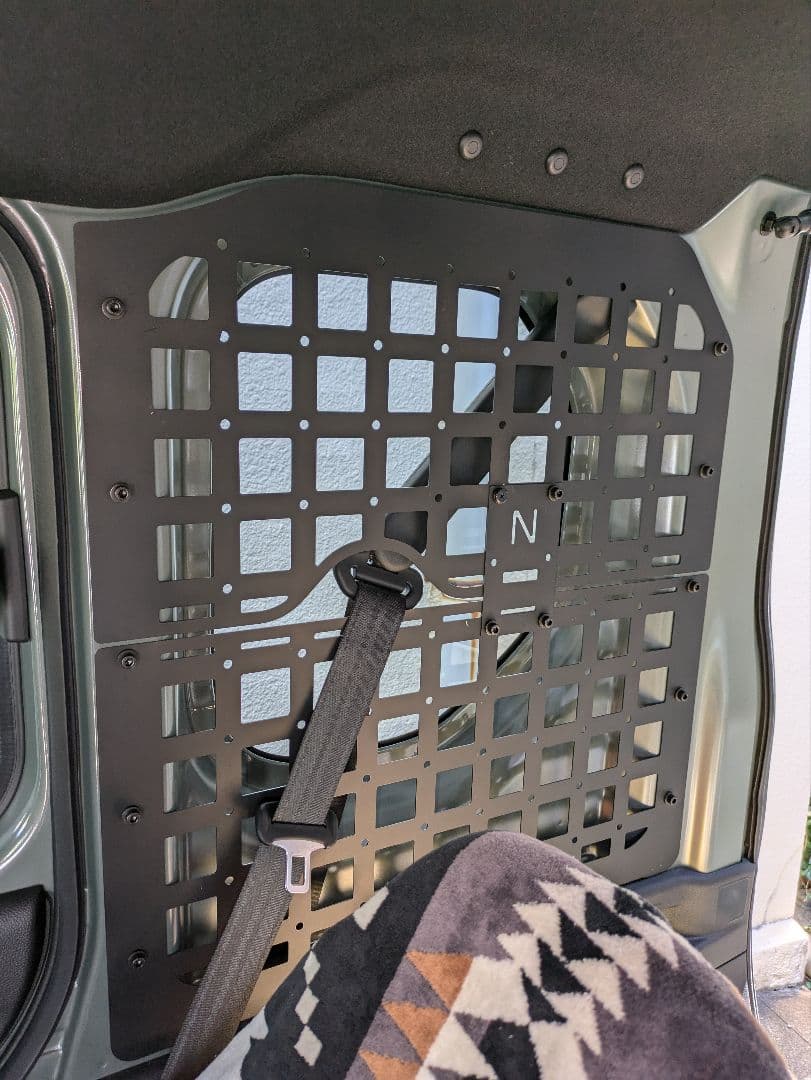 N-VANインナーメッシュパネル 左右セット　 板厚1.6ミリ 無塗装品