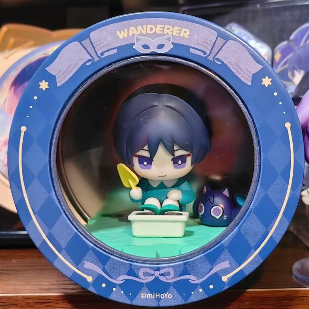 原神　Fes 放浪者　童夢奇珍フィギュア　アクリルマグネットマシュマロ缶　セット