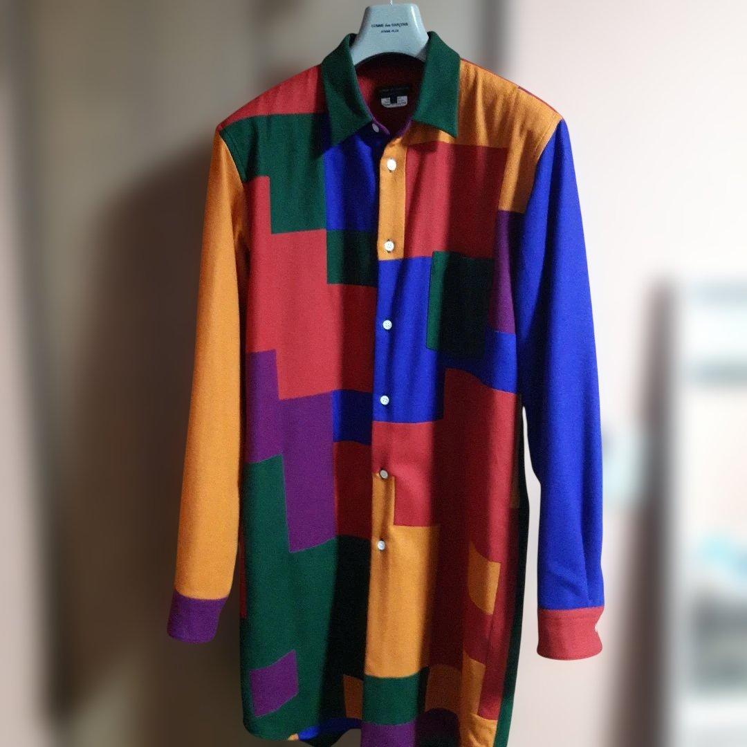 コムデギャルソンオムプリュス　25aw ウールロングシャツ
