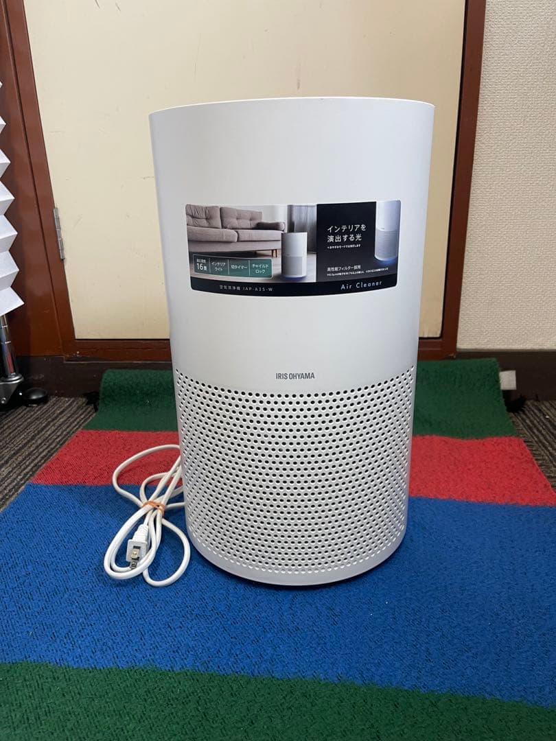 アイリスオーヤマ 空気清浄機 IAP-A35-W 2021年製 ホワイト
