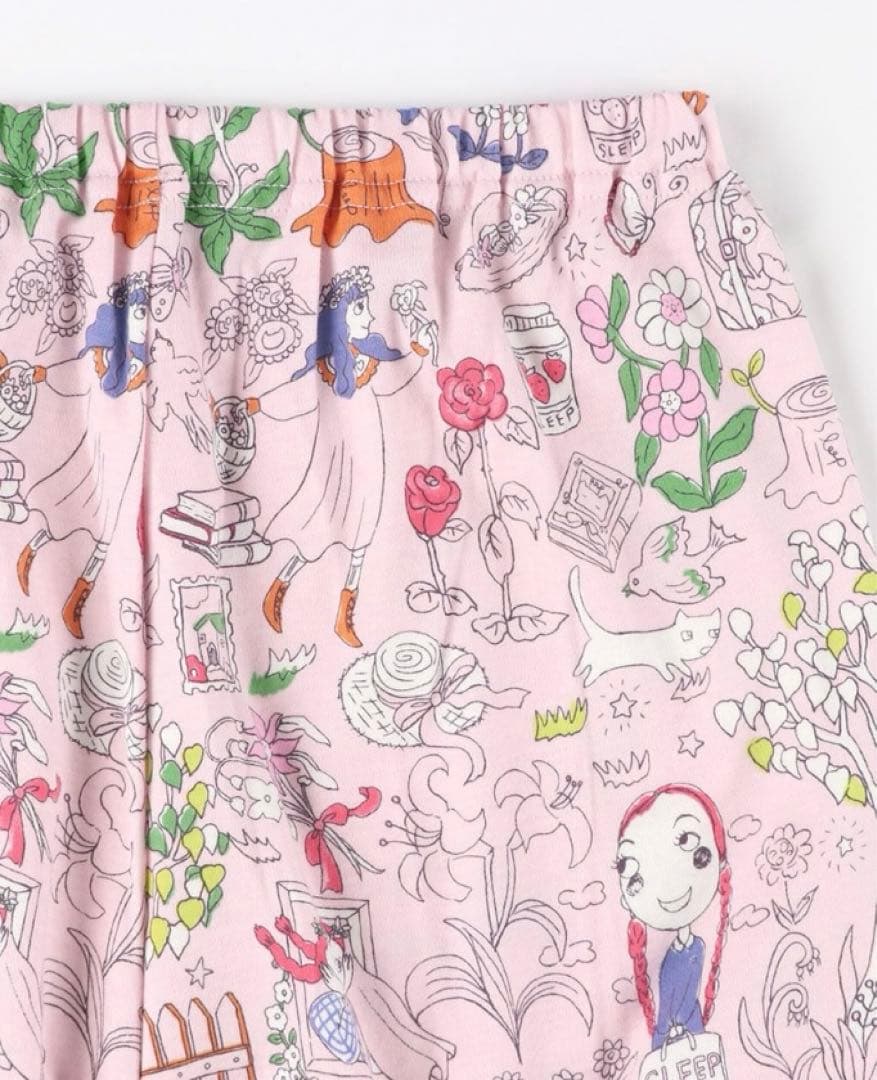 ツモリチサトスリープ　2025新作パジャマ　ワンダーフォレスト(ピンク/4L)