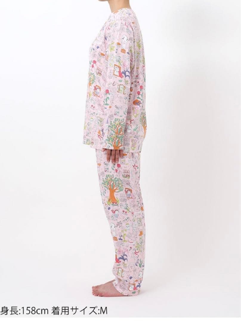 ツモリチサトスリープ　2025新作パジャマ　ワンダーフォレスト(ピンク/4L)