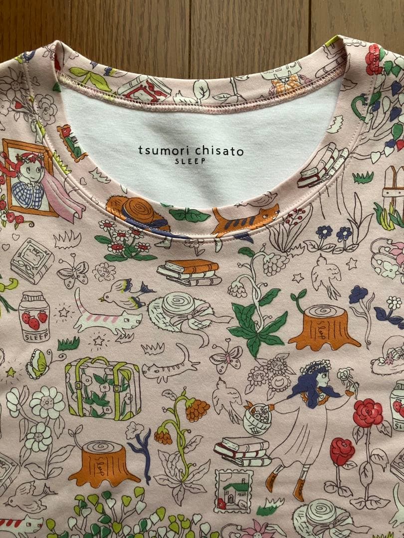 ツモリチサトスリープ　2025新作パジャマ　ワンダーフォレスト(ピンク/4L)