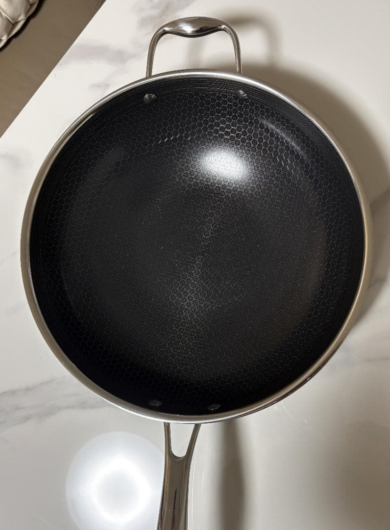 HexClad ハイブリッド 中華鍋 30cm