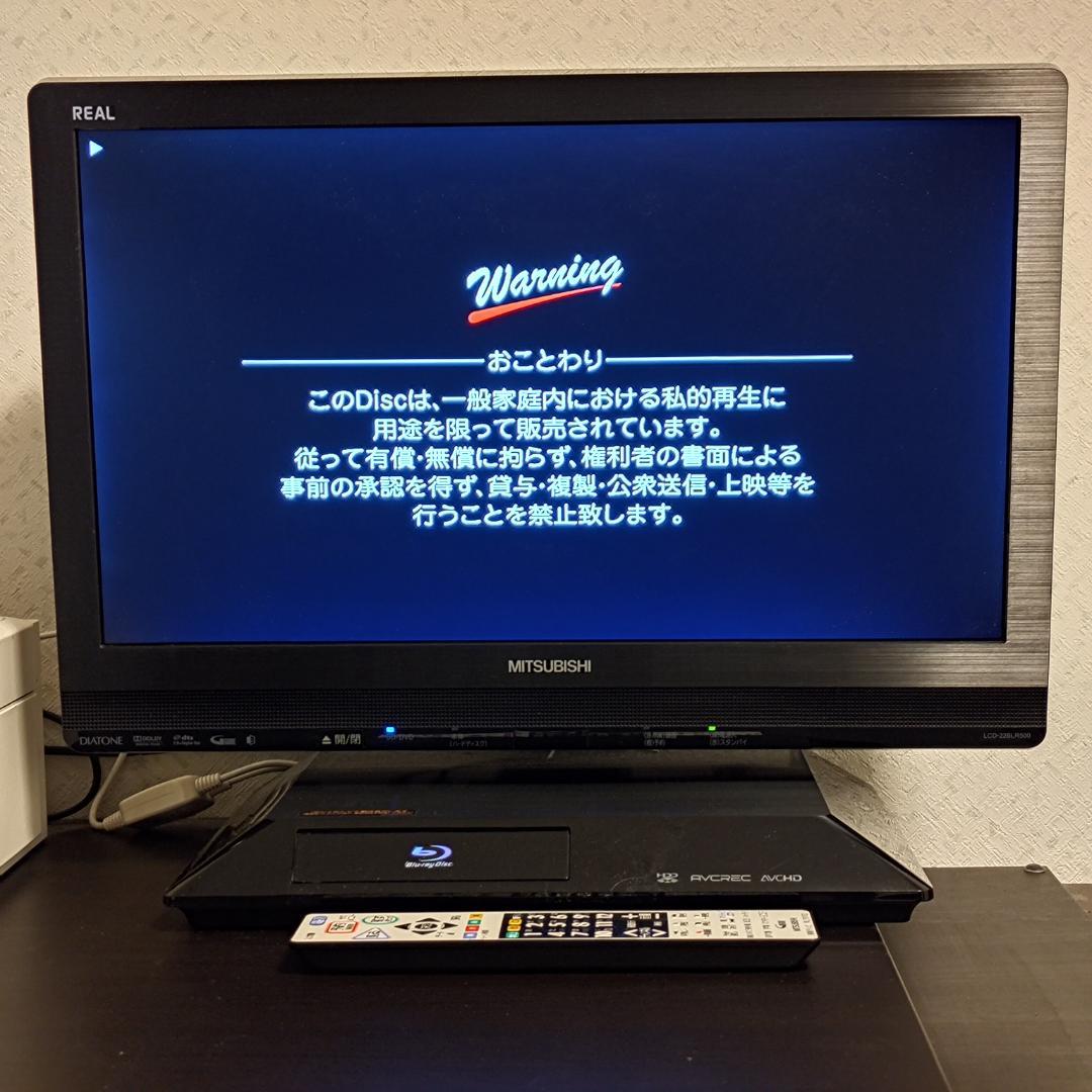三菱REAL　22V型BD＆HDD内蔵液晶テレビ（LCD-22BLR500）