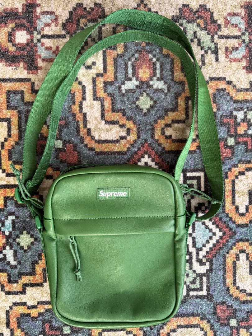 バッグ SUPREME Leather Shoulder Bag