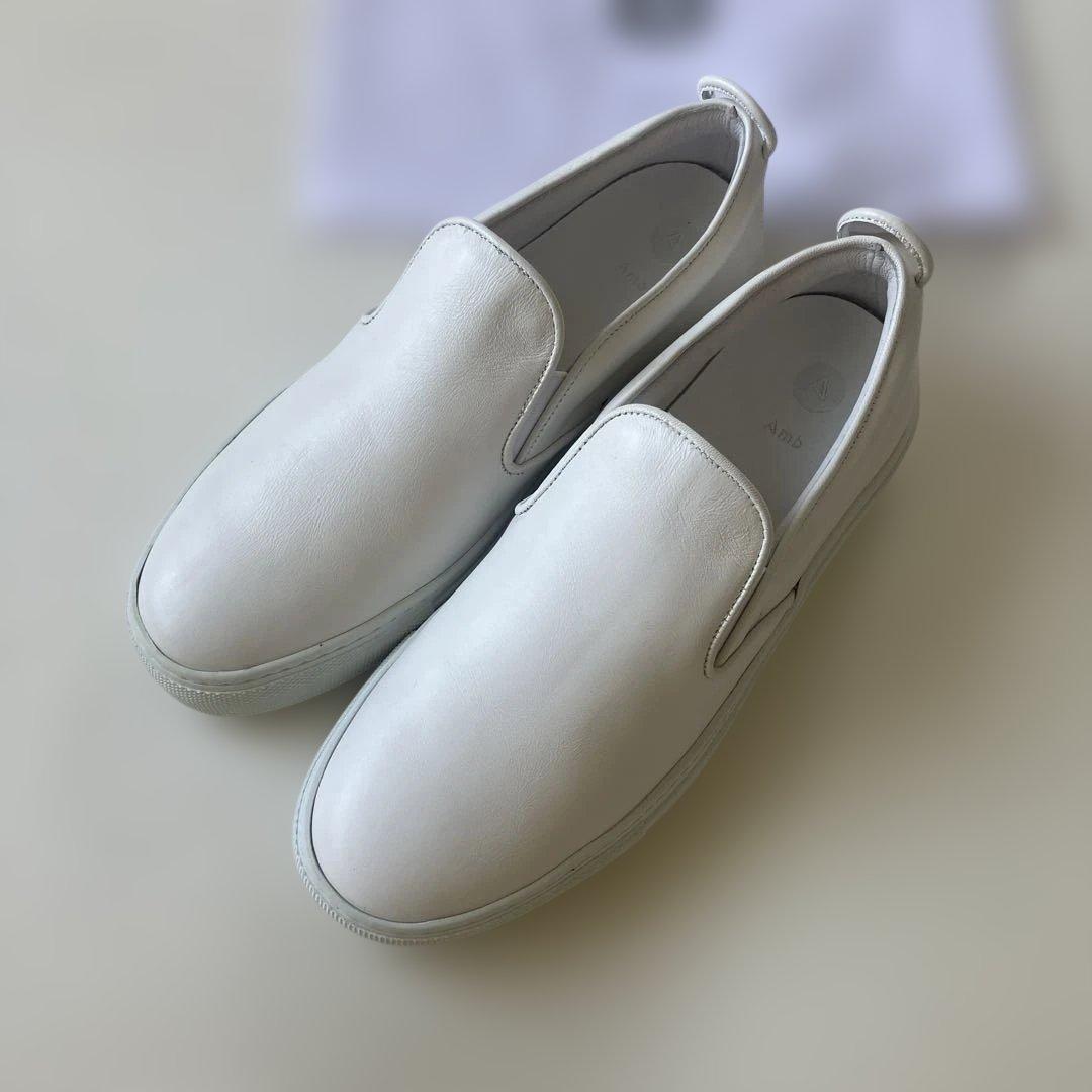 未使用　Amb 2000 DAYTONA / SLIP-ON レザースリッポン