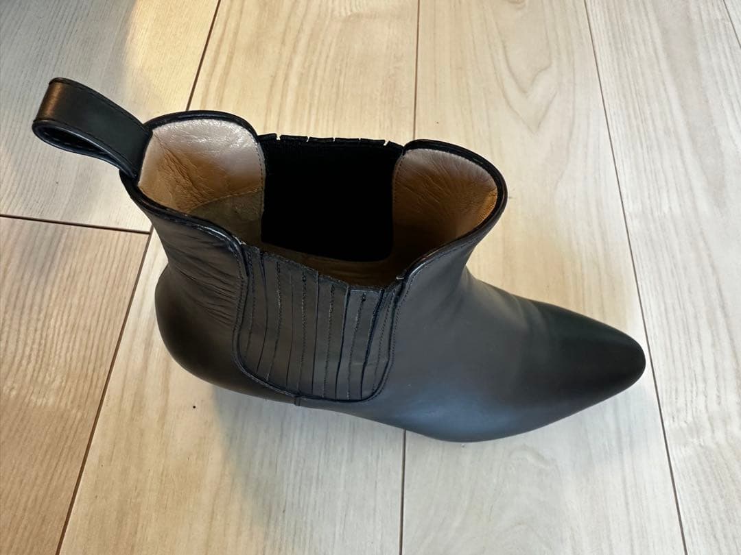 美品 PELLICO ペリーコ サイドゴアブーツ ブーティ36 レザー 黒 23