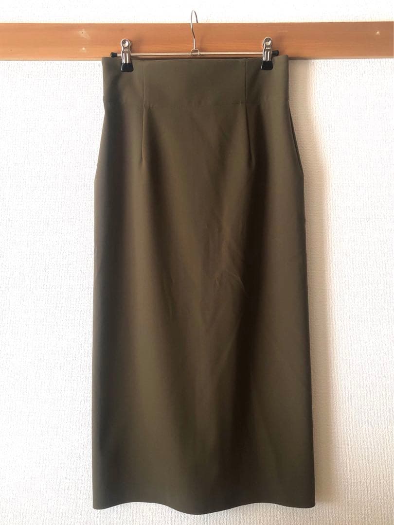 【新品】NOBLE ジャージーライクカラータイトスカート