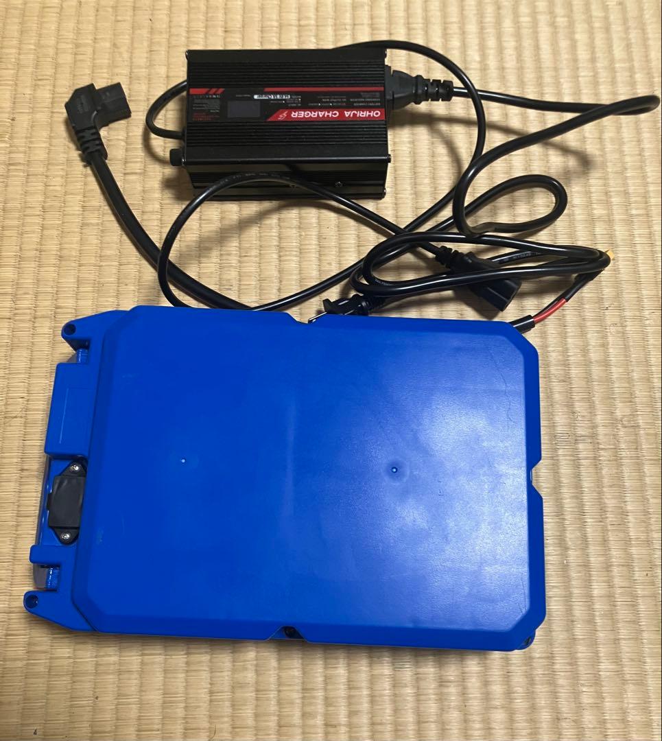 電動自転車用バッテリー 本体と充電器セット 48V30Ah