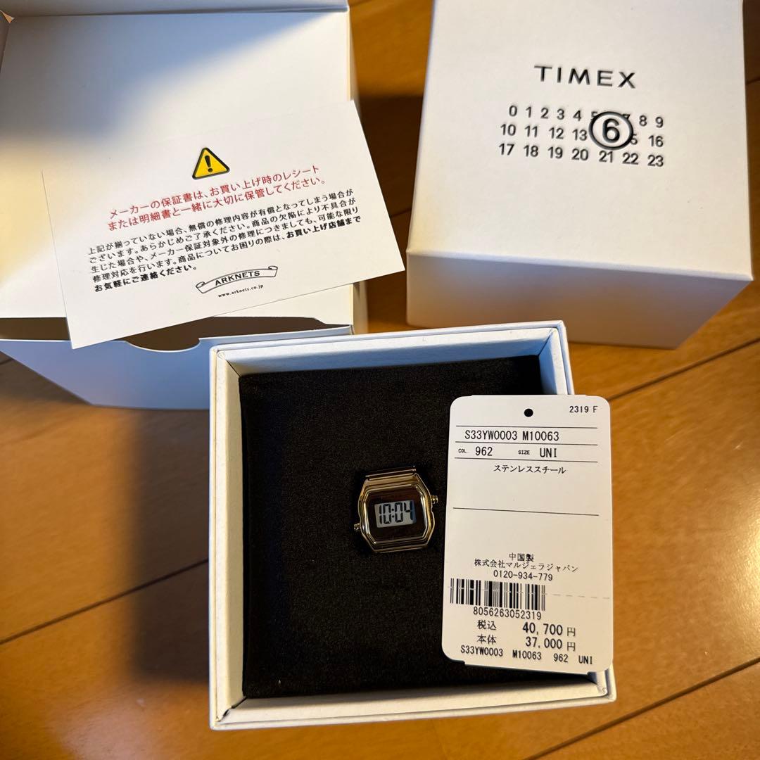 最終価格TIMEX MM6 Maison Margiela Ring Watch