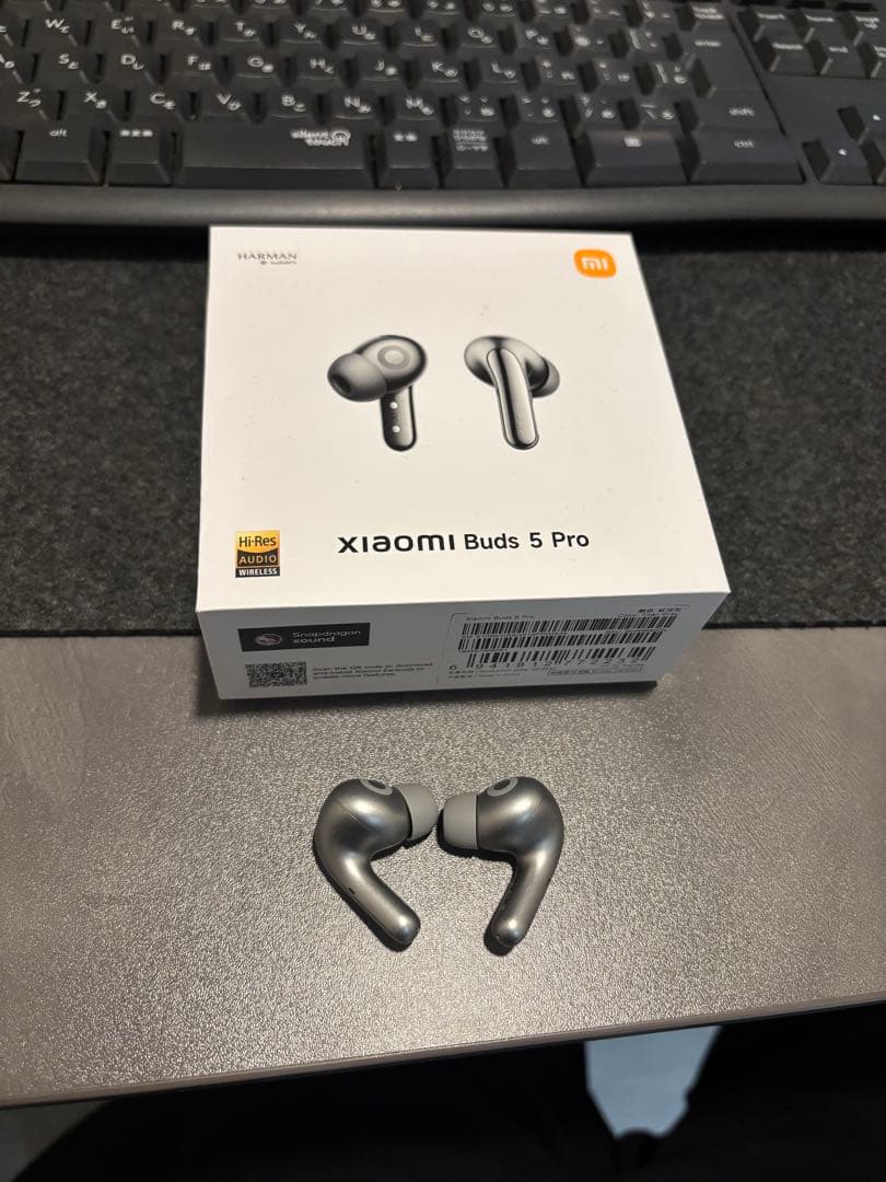 Xiaomi buds 5 pro ケースなし耳のみ
