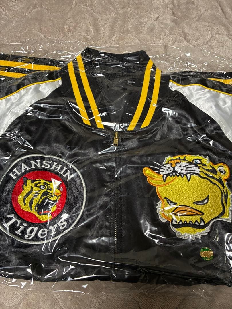 HANSIN Tigers スカジャン 黒/黄/白