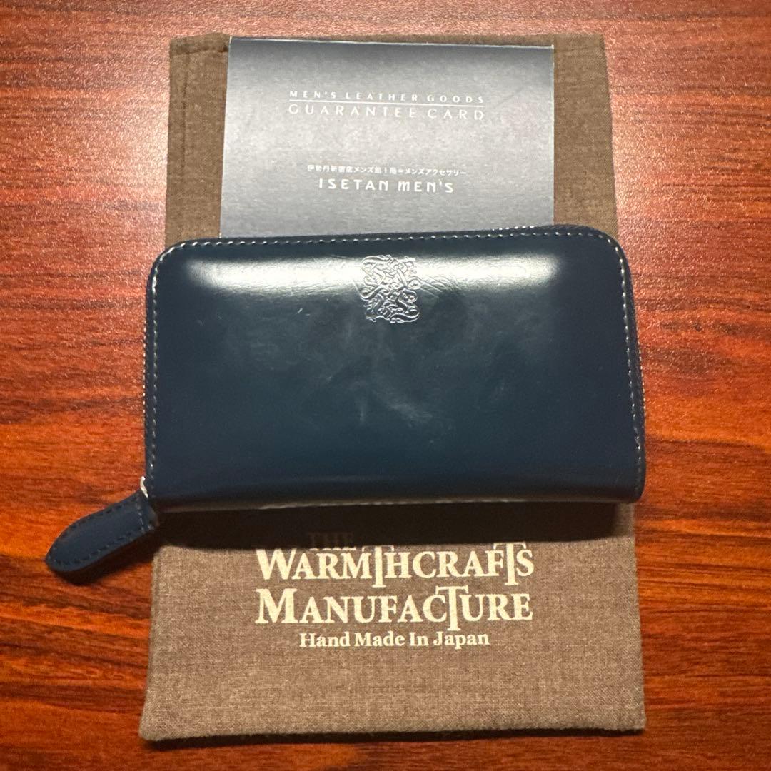 伊勢丹限定ウォームスクラフツ-マニュファクチャー コードバン ジップミドルケース