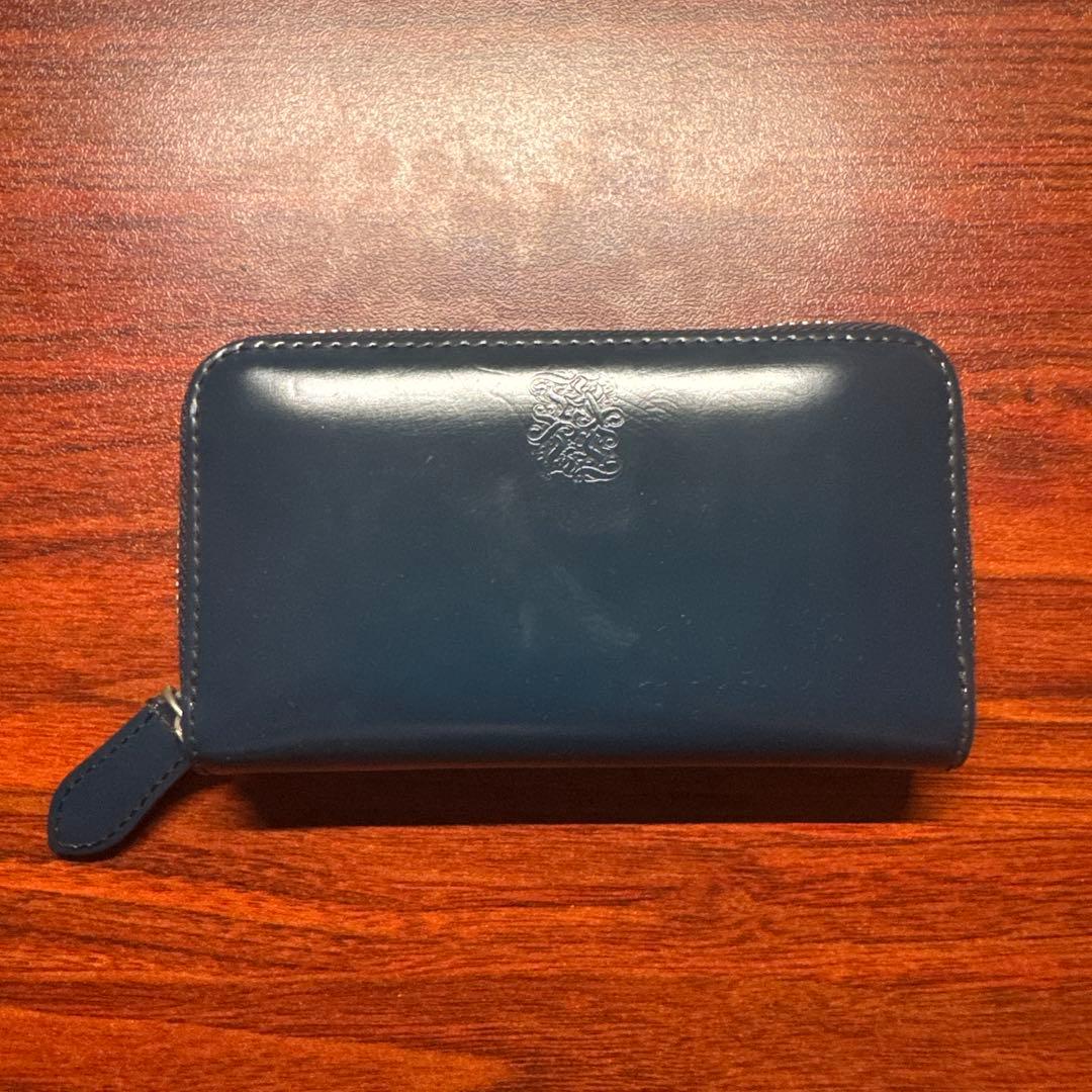 伊勢丹限定ウォームスクラフツ-マニュファクチャー コードバン ジップミドルケース