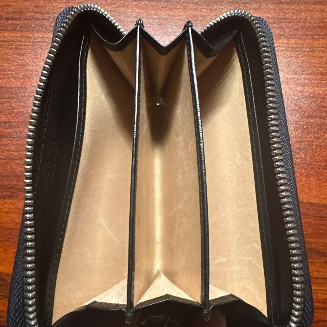 伊勢丹限定ウォームスクラフツ-マニュファクチャー コードバン ジップミドルケース