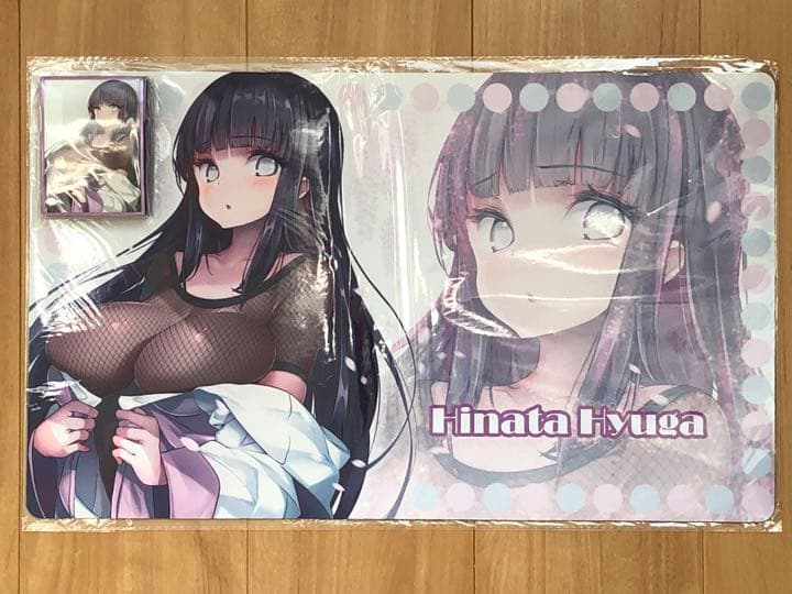 NARUTO ナルト 日向ヒナタ スリーブ&プレイマットセット