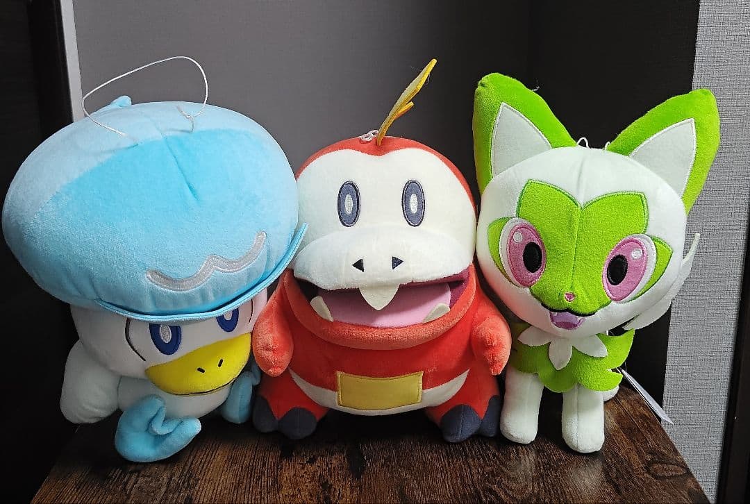 【ポケモン】御三家ぬいぐるみ3点まとめ買い